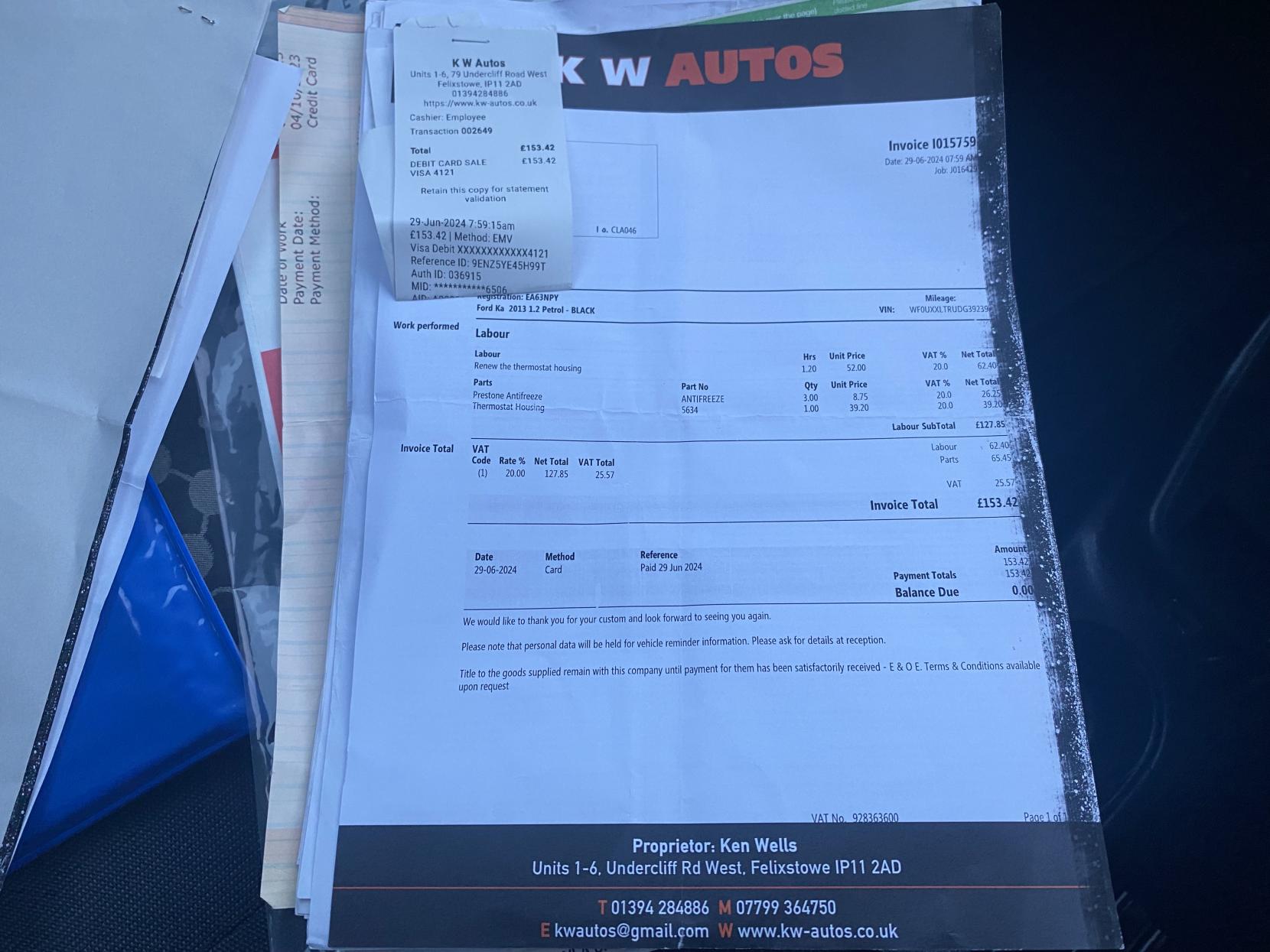 Ford Ka 1.2 Studio Hatchback 3dr Petrol Manual Euro 5 (s/s) (69 ps)