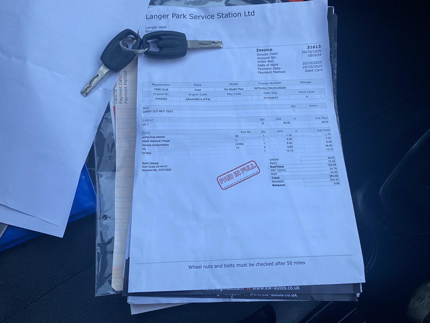 Ford Ka 1.2 Studio Hatchback 3dr Petrol Manual Euro 5 (s/s) (69 ps)