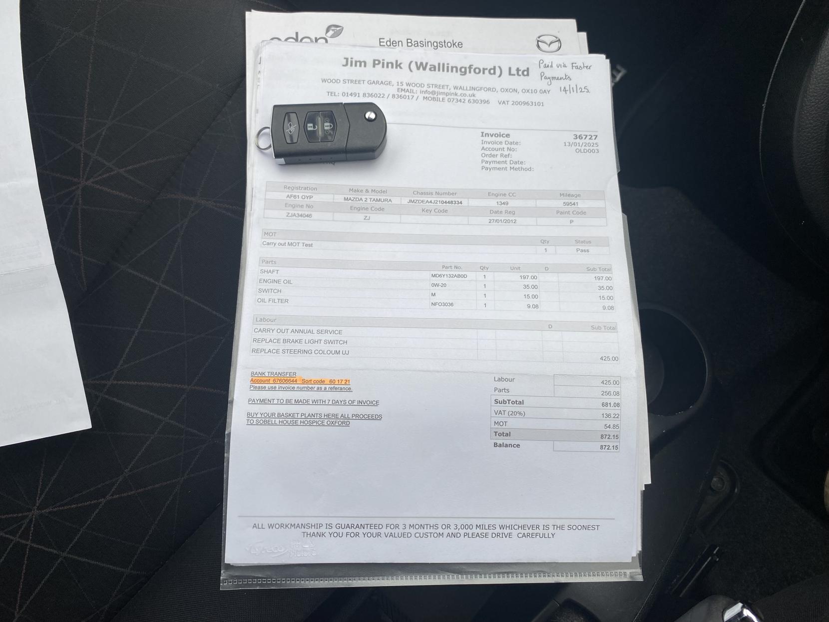 Mazda Mazda2 1.3 Tamura Hatchback 5dr Petrol Manual Euro 5 (84 ps)