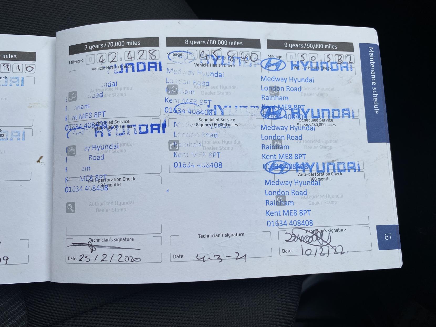 Hyundai i10 1.2 Active Hatchback 5dr Petrol Manual Euro 5 (85 bhp)