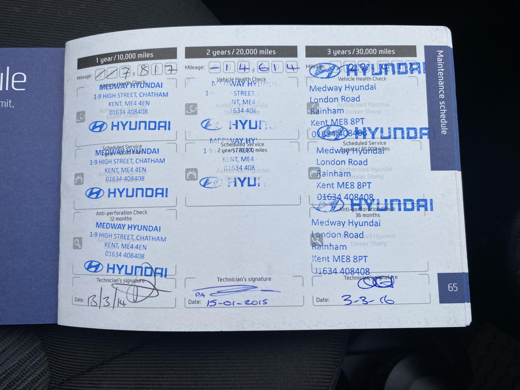 Hyundai i10 1.2 Active Hatchback 5dr Petrol Manual Euro 5 (85 bhp)