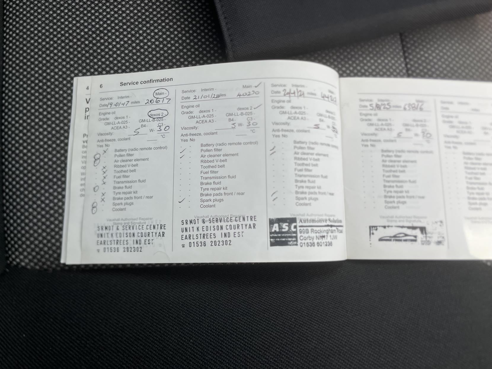 Vauxhall Zafira 1.8 16V Exclusiv MPV 5dr Petrol Manual Euro 5 (120 ps)