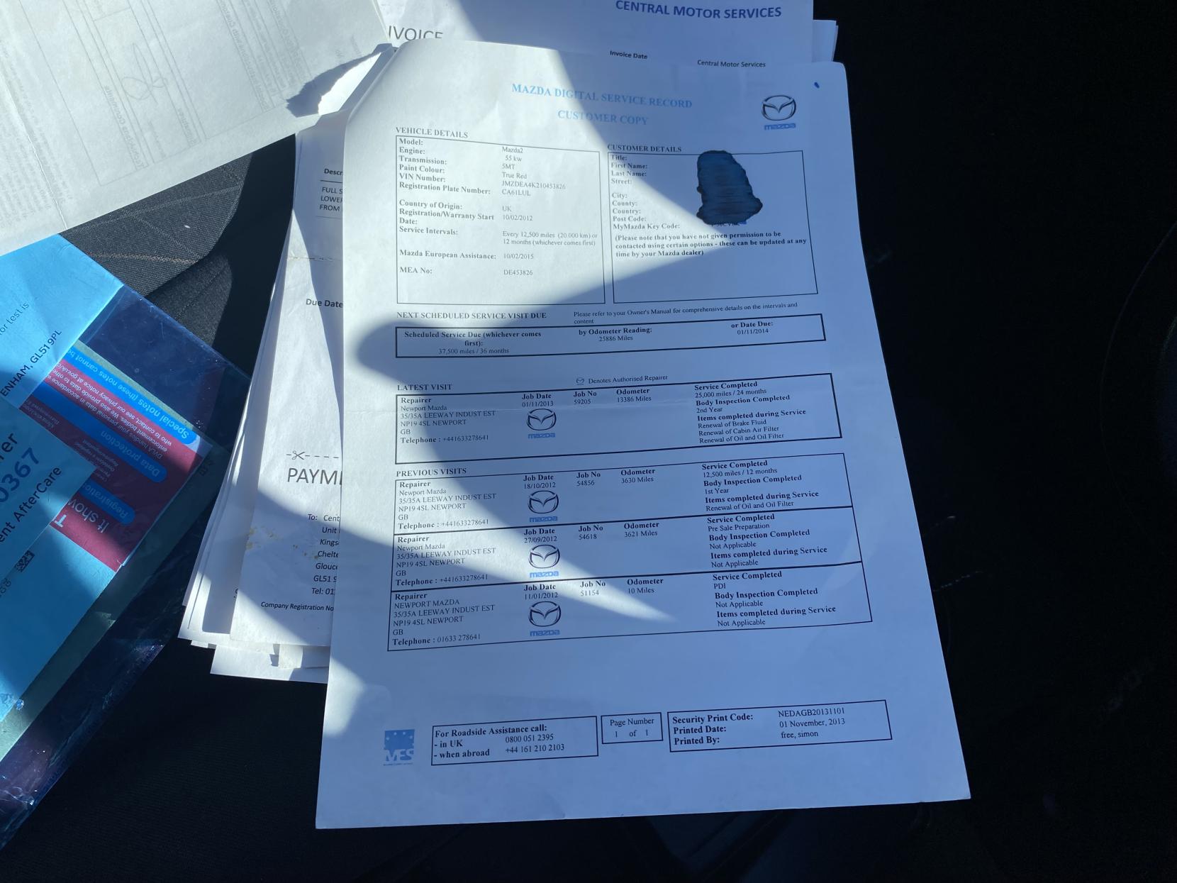 Mazda Mazda2 1.3 TS Hatchback 5dr Petrol Manual Euro 5 (75 ps)