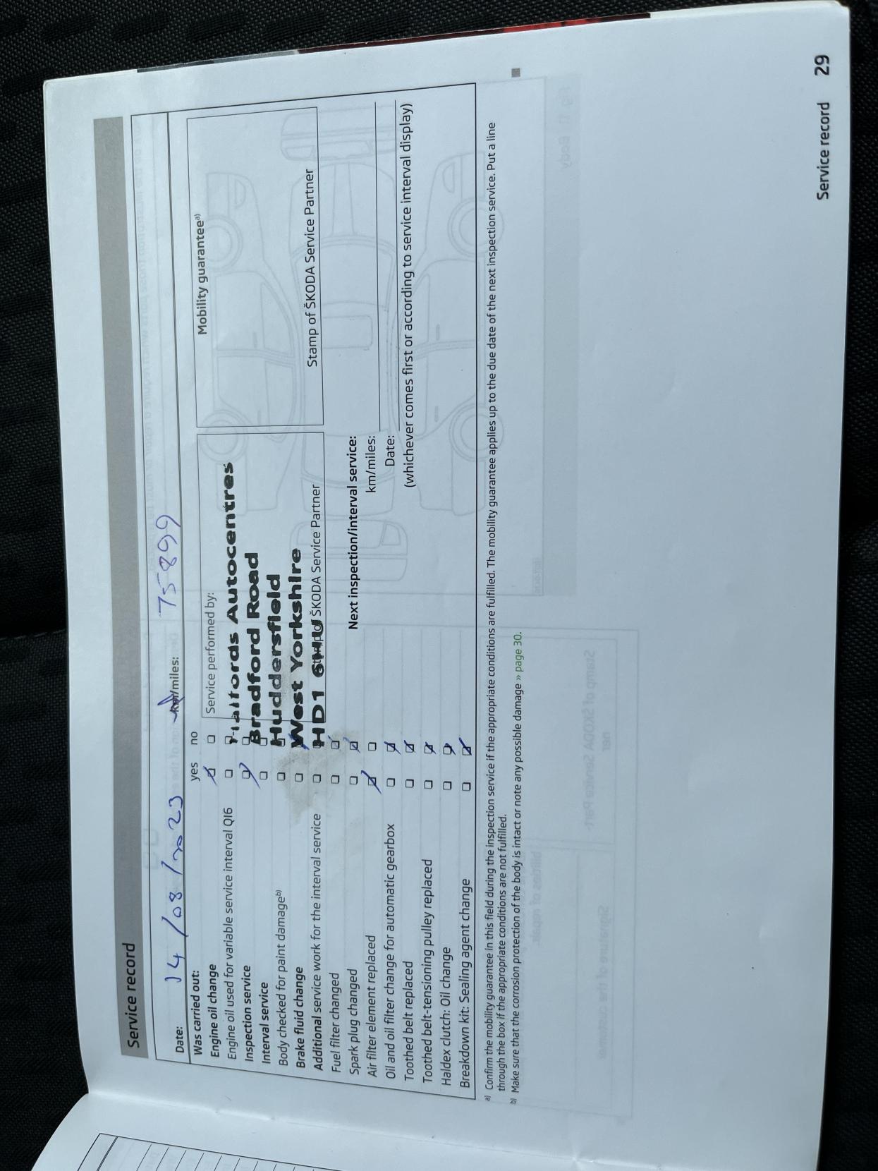 Skoda Fabia 1.2 SE Hatchback 5dr Petrol Manual Euro 5 (69 ps)