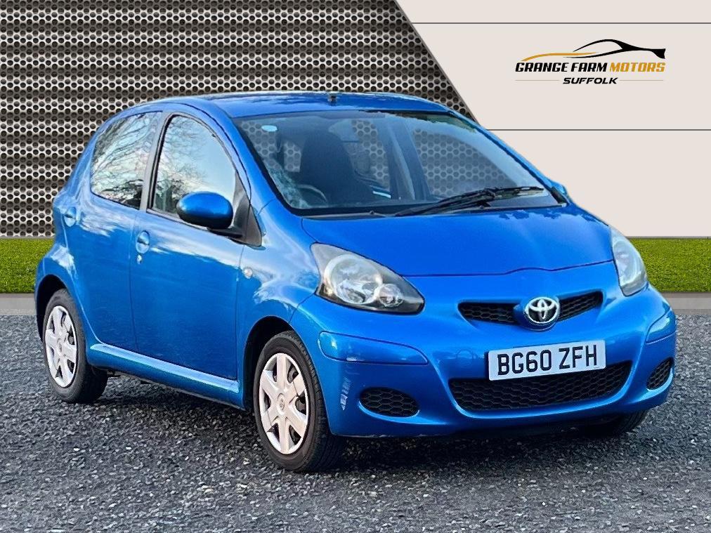 Toyota AYGO 1.0 VVT-i Blue Hatchback 5dr Petrol Manual Euro 5 (67 ps)