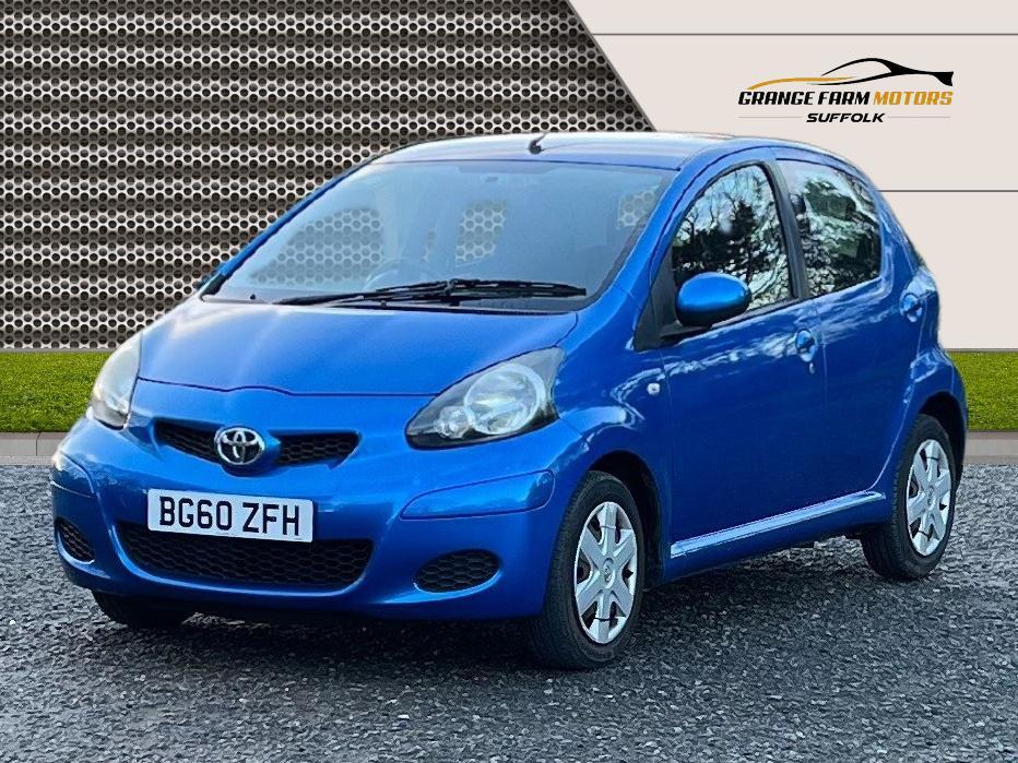 Toyota AYGO 1.0 VVT-i Blue Hatchback 5dr Petrol Manual Euro 5 (67 ps)