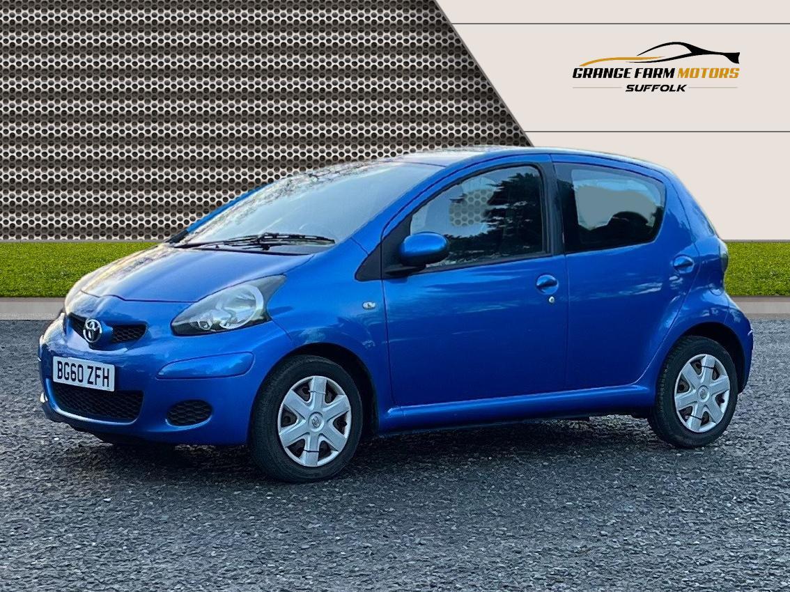 Toyota AYGO 1.0 VVT-i Blue Hatchback 5dr Petrol Manual Euro 5 (67 ps)