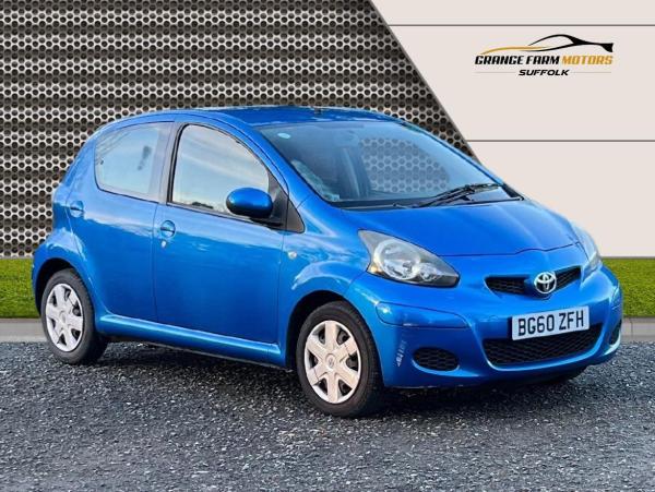 Toyota AYGO 1.0 VVT-i Blue Hatchback 5dr Petrol Manual Euro 5 (67 ps)