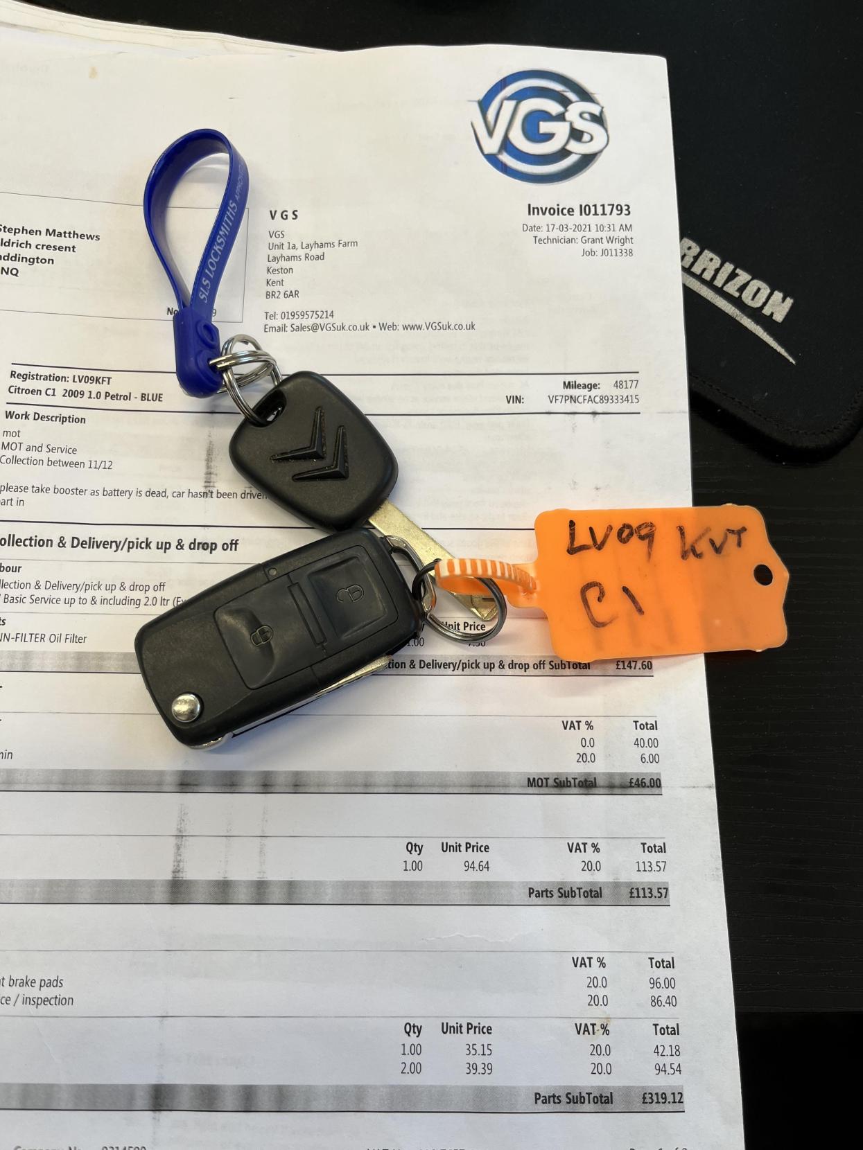 Citroen C1 1.0i VTR Hatchback 5dr Petrol Manual Euro 4 (68 ps)