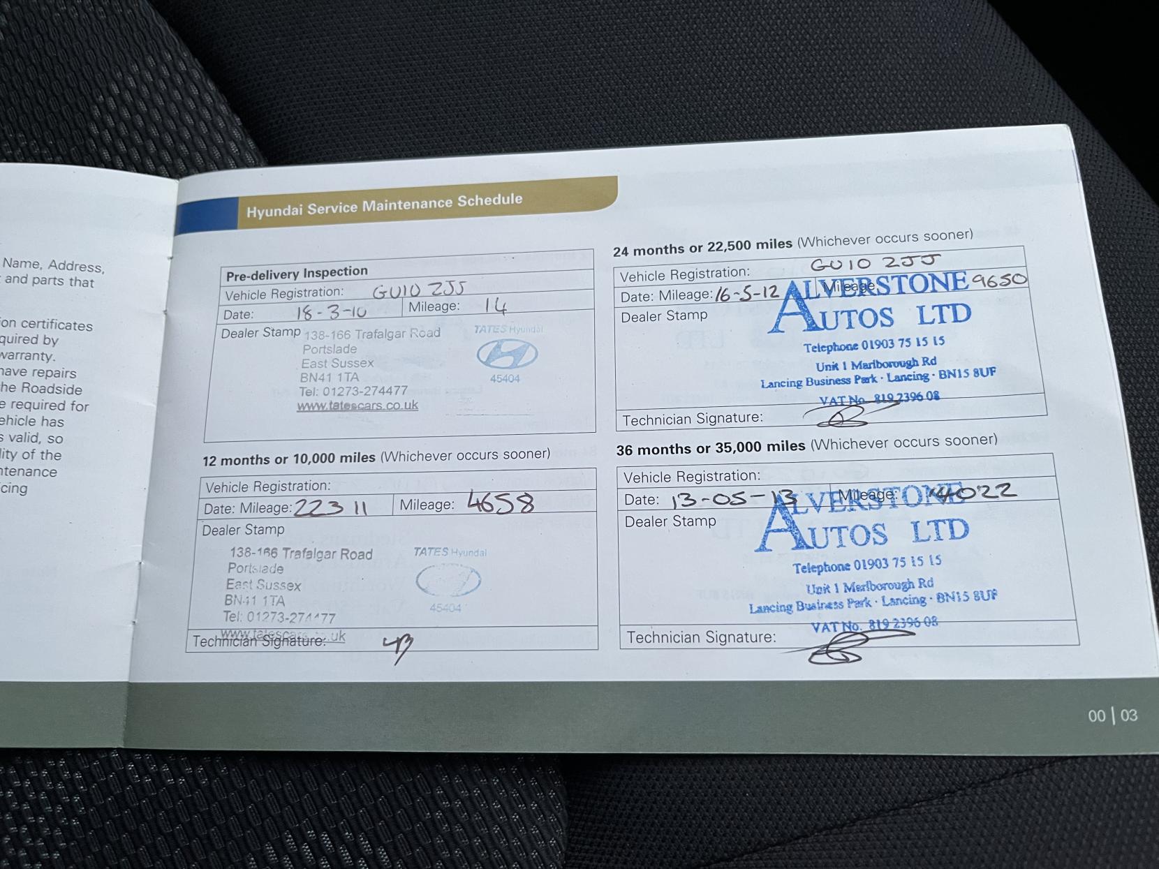 Hyundai i10 1.2 Comfort Hatchback 5dr Petrol Manual Euro 4 (77 bhp)