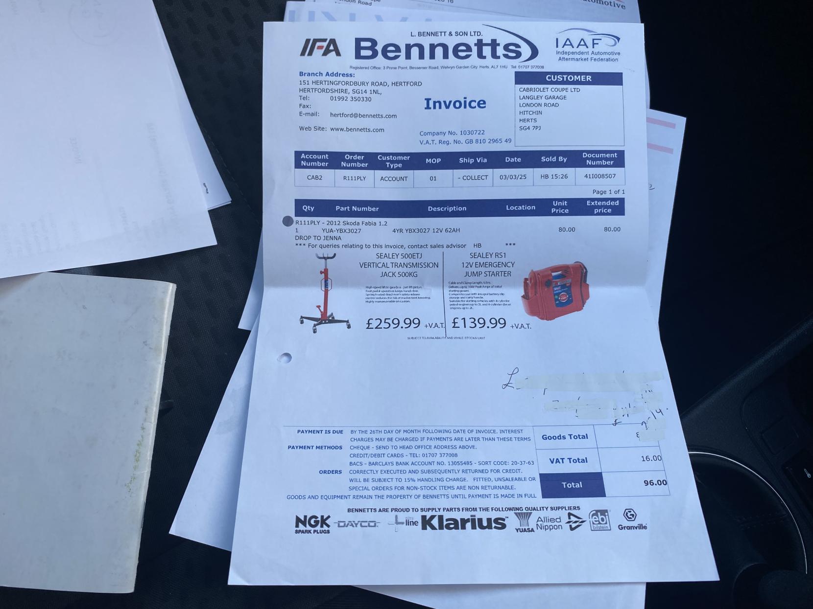 Skoda Fabia 1.2 SE Hatchback 5dr Petrol Manual Euro 5 (69 ps)