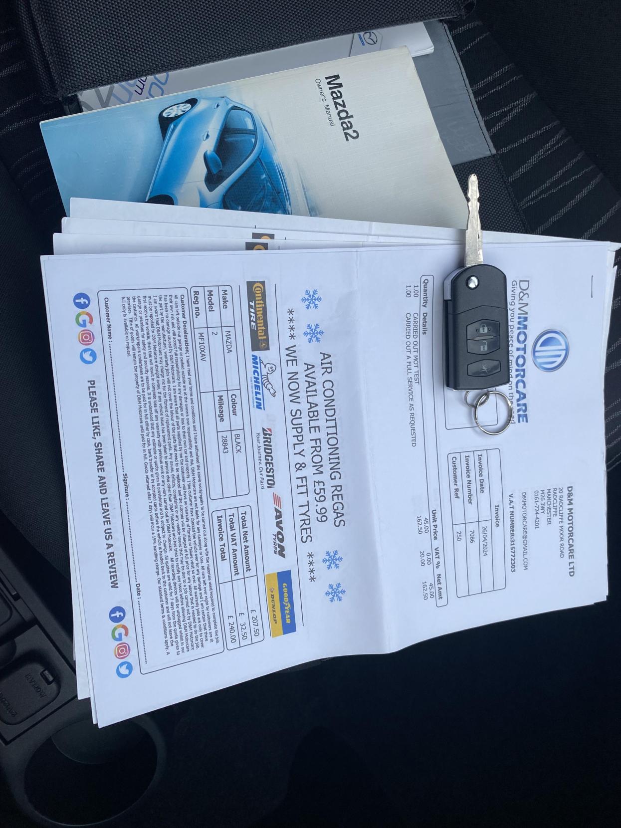 Mazda Mazda2 1.3 TS2 Hatchback 3dr Petrol Manual Euro 4 (86 ps)