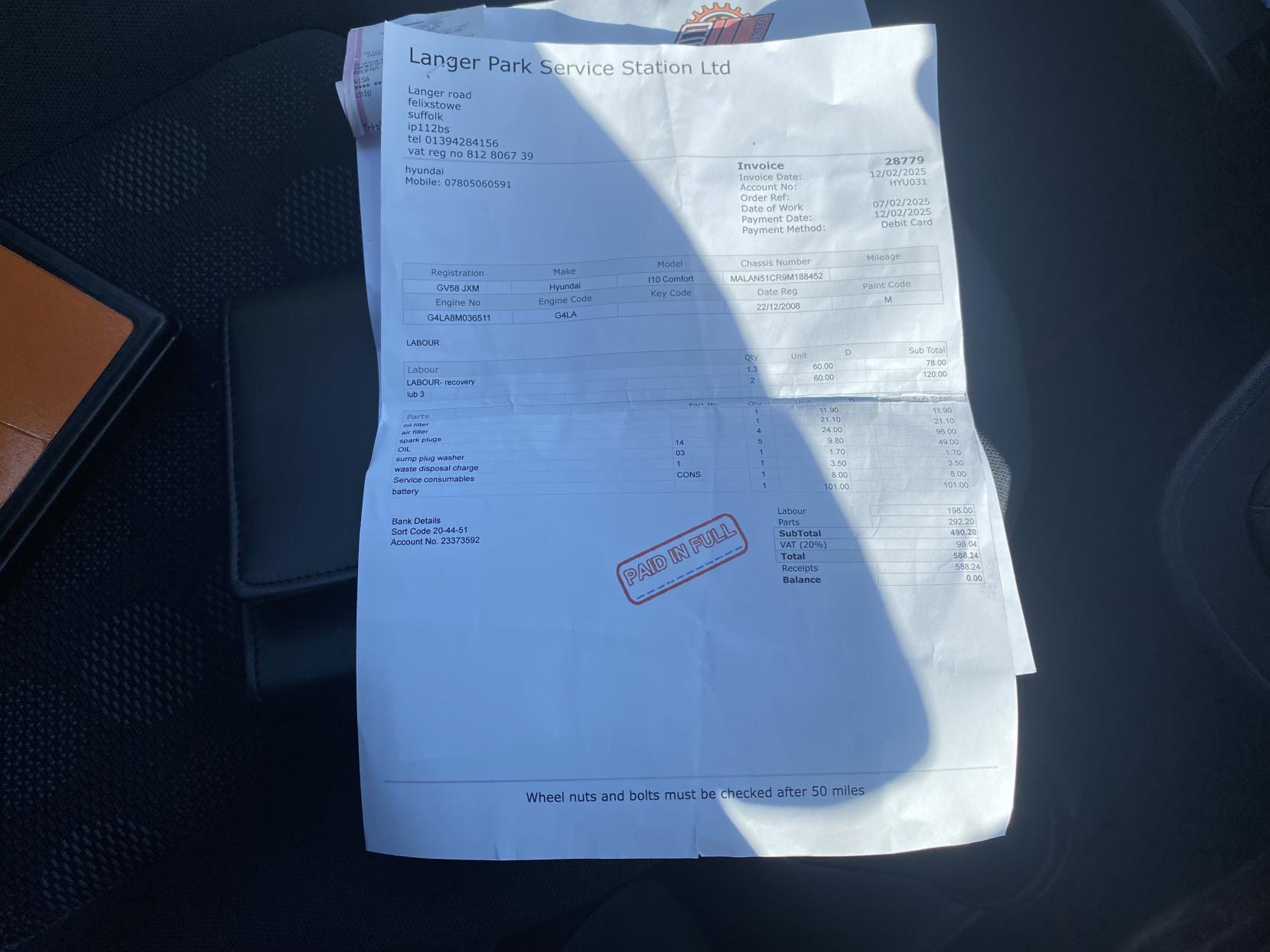 Hyundai i10 1.2 Comfort Hatchback 5dr Petrol Manual Euro 4 (77 bhp)