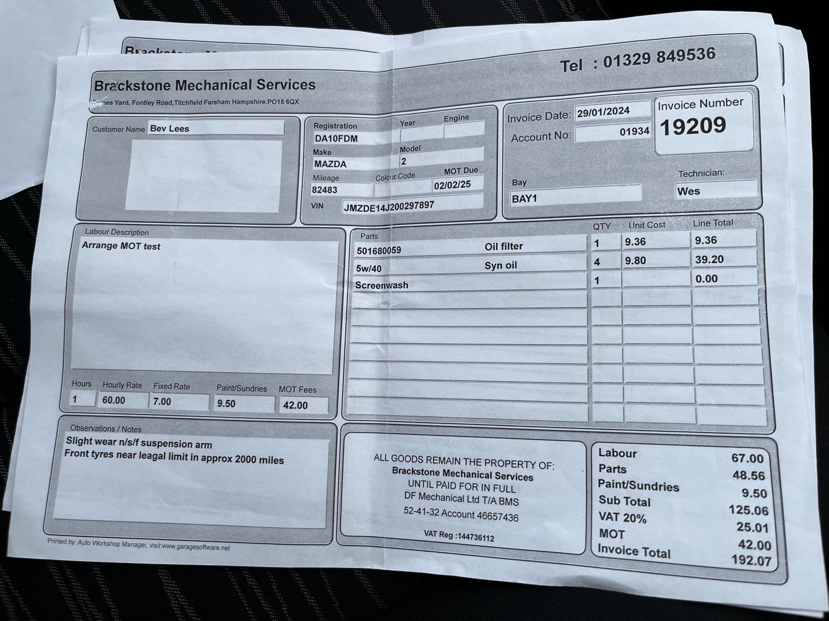 Mazda Mazda2 1.3 TS2 Hatchback 5dr Petrol Manual Euro 4 (86 ps)