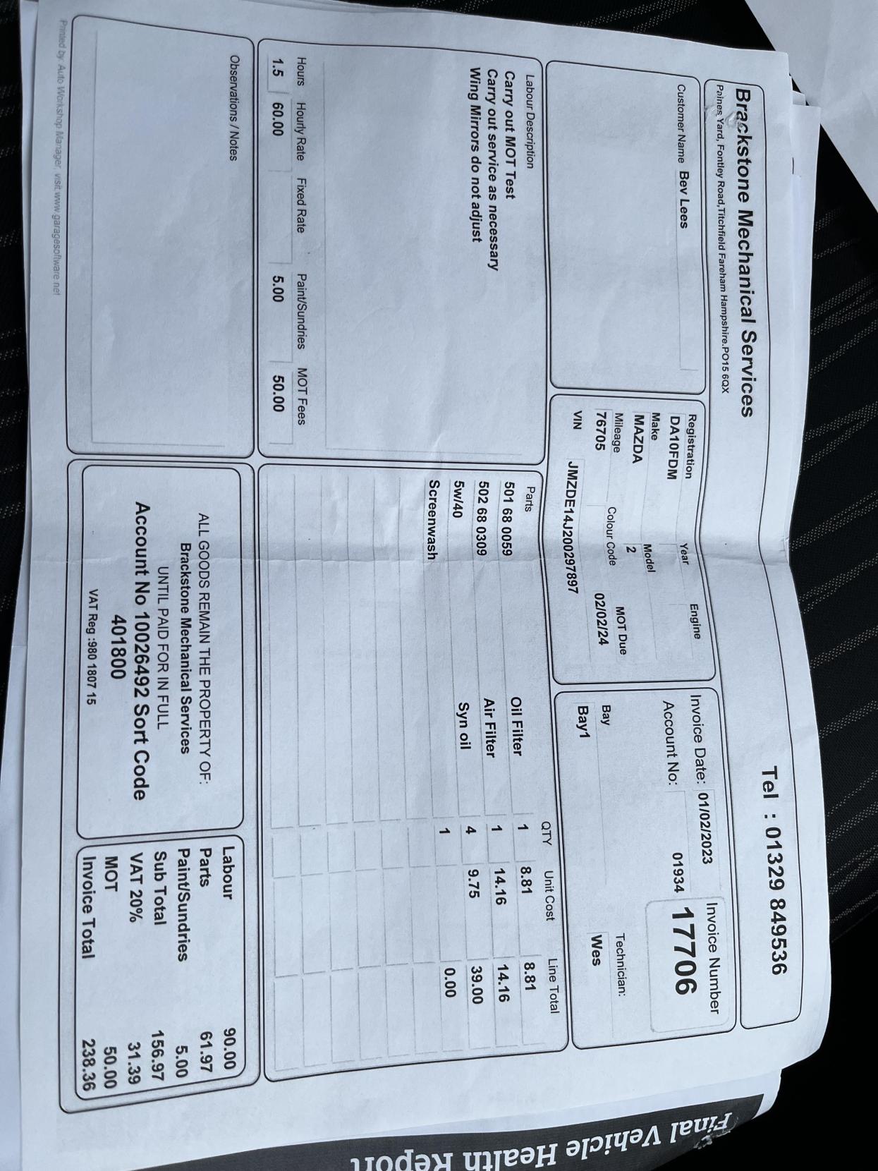 Mazda Mazda2 1.3 TS2 Hatchback 5dr Petrol Manual Euro 4 (86 ps)