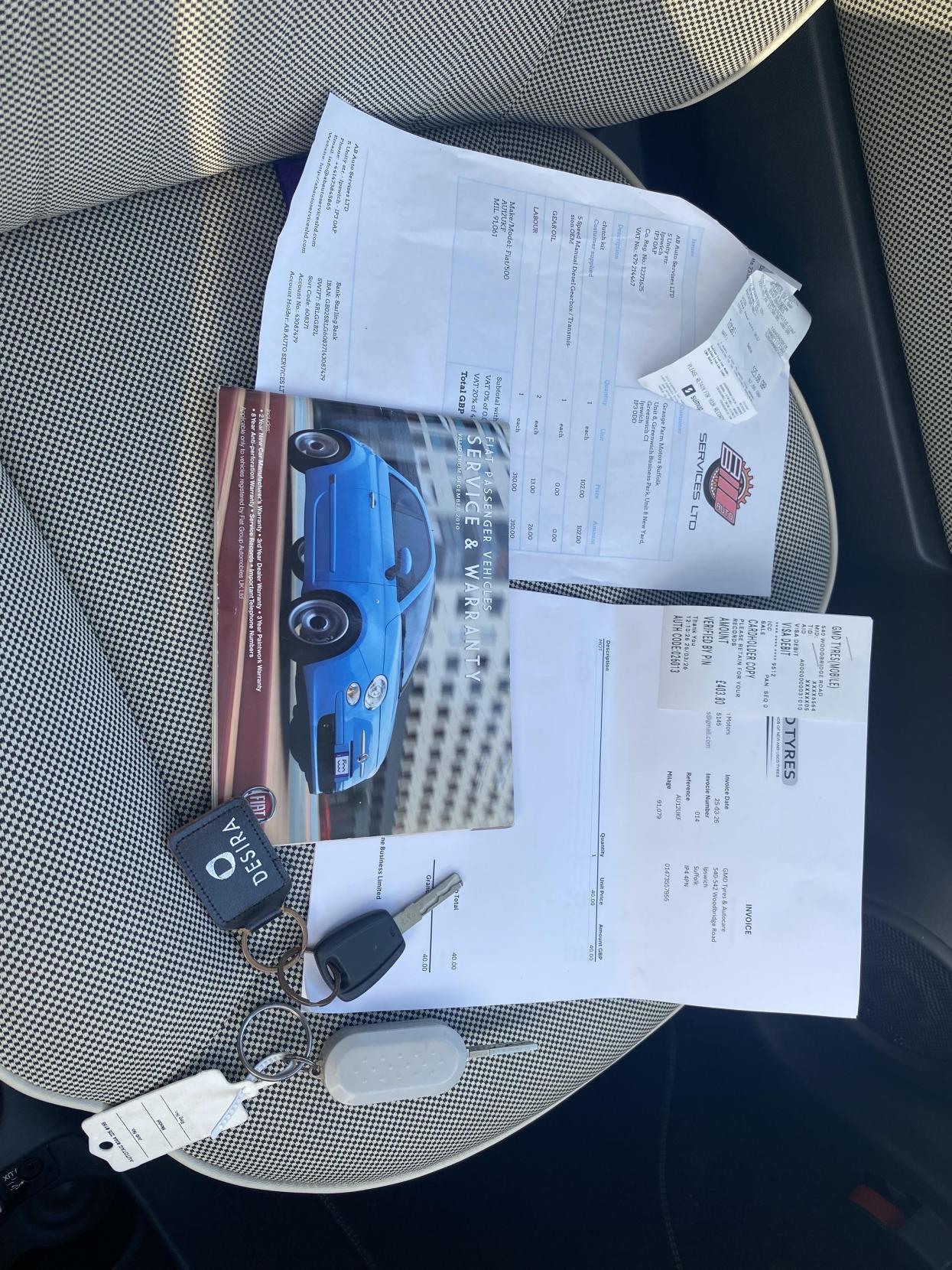 Fiat 500 1.2 Lounge Hatchback 3dr Petrol Manual Euro 5 (s/s) (69 bhp)