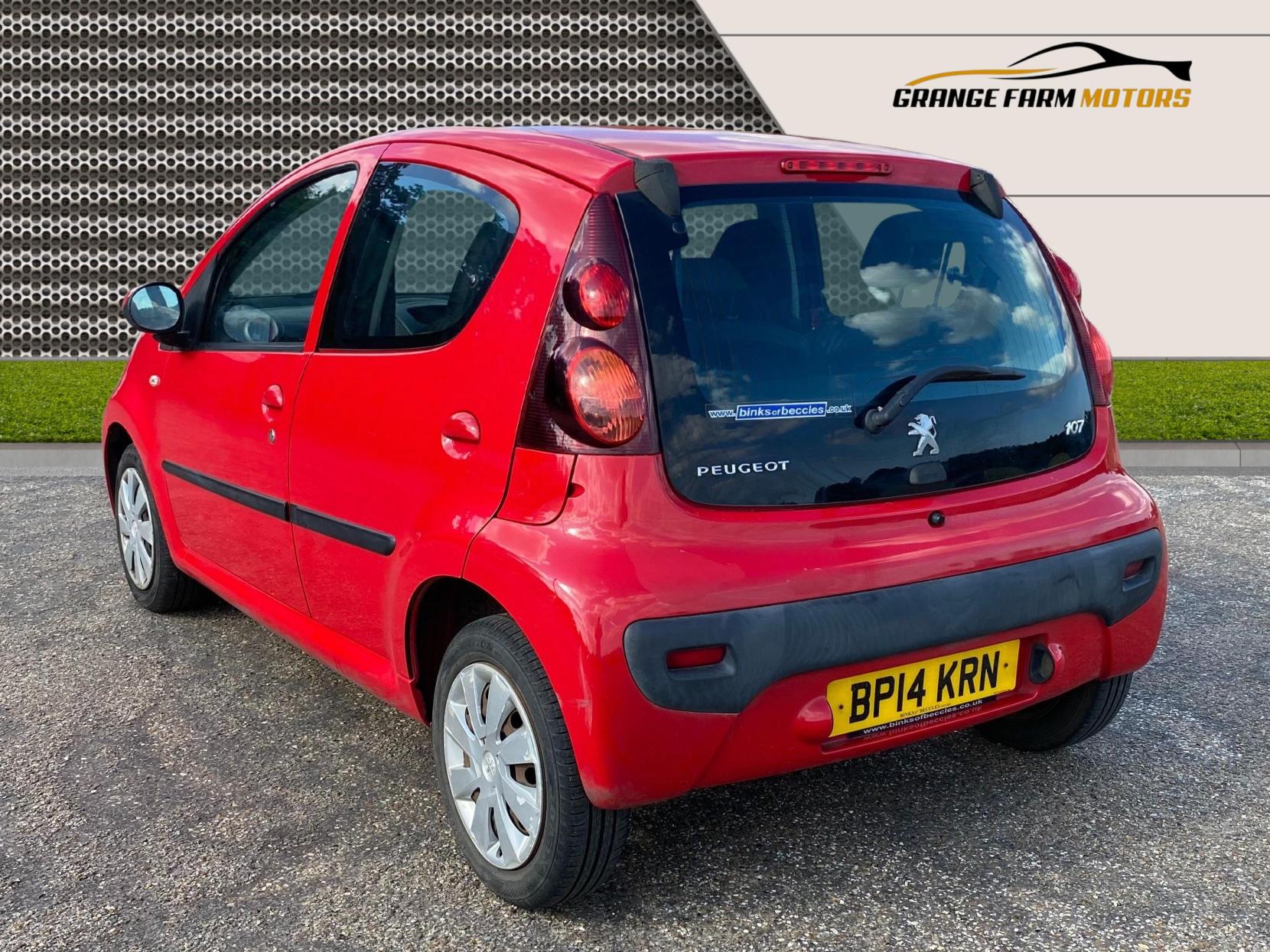 Peugeot 107 1.0 12V Active Hatchback 5dr Petrol Manual Euro 5 (68 ps)