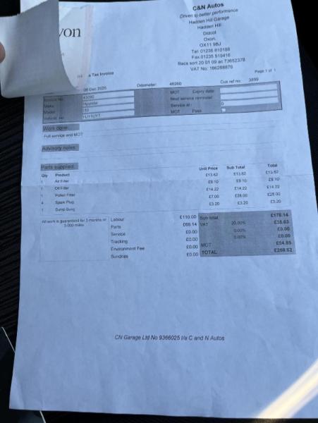 Hyundai i10 1.2 Active Hatchback 5dr Petrol Manual Euro 5 (85 bhp)