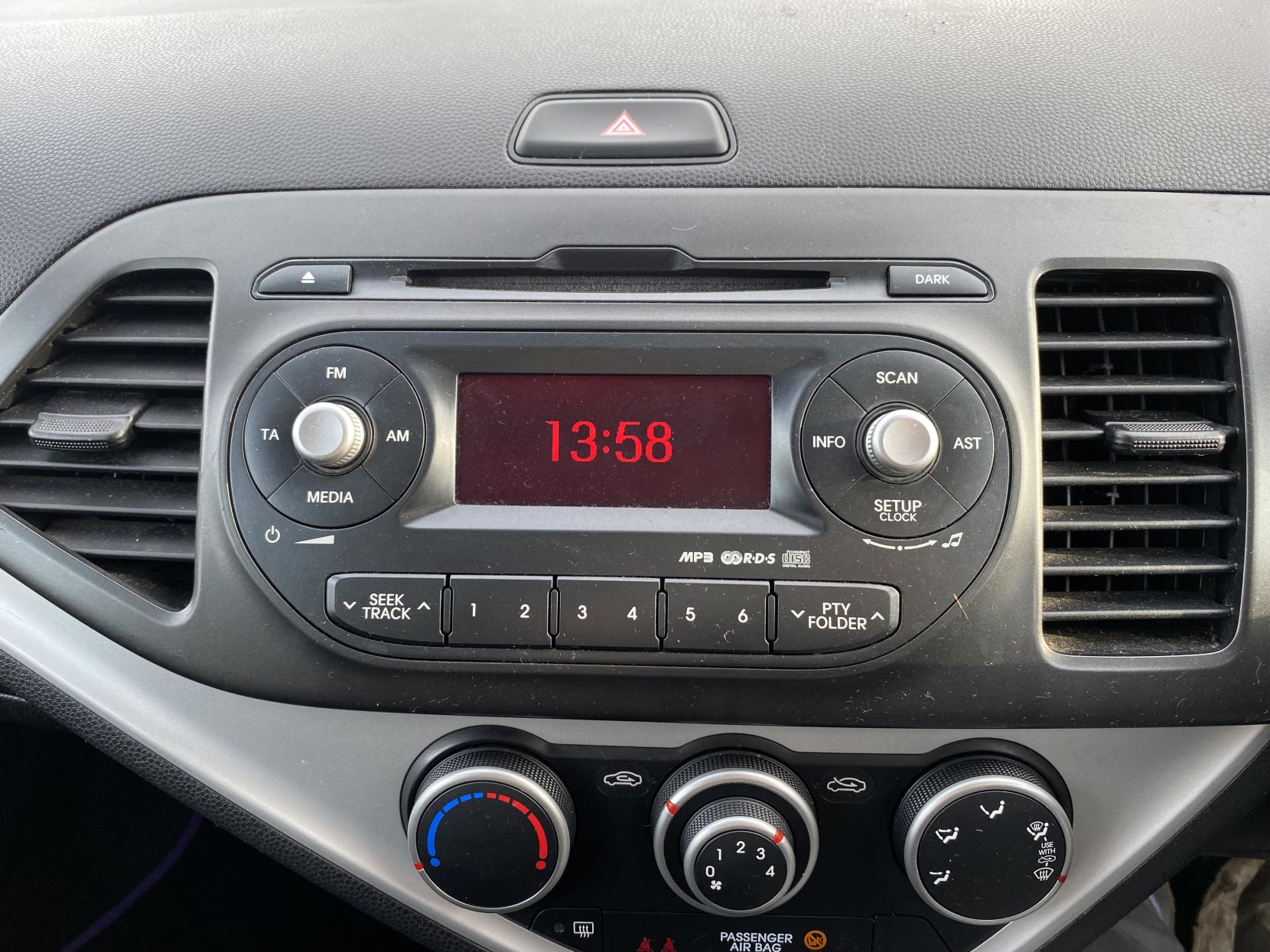 Kia Picanto 1.0 1 Hatchback 5dr Petrol Manual Euro 5 (68 bhp)