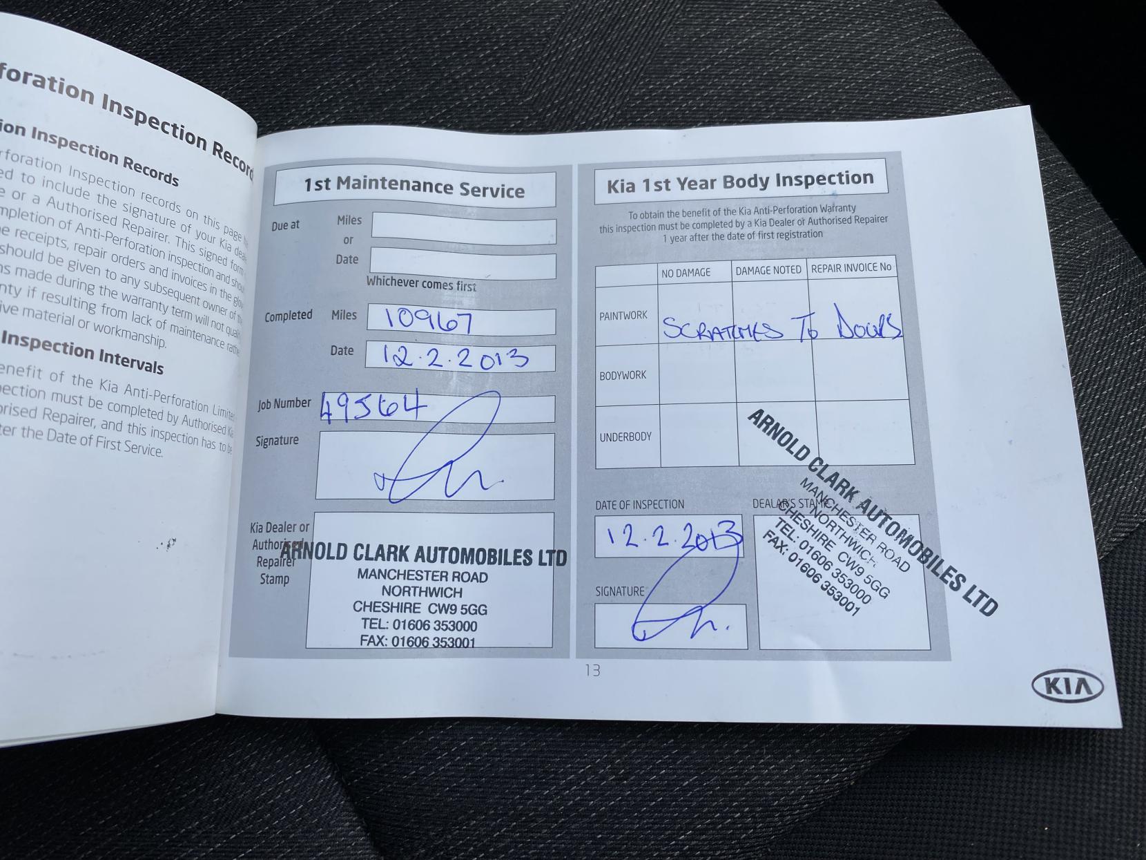 Kia Picanto 1.0 1 Hatchback 5dr Petrol Manual Euro 5 (68 bhp)