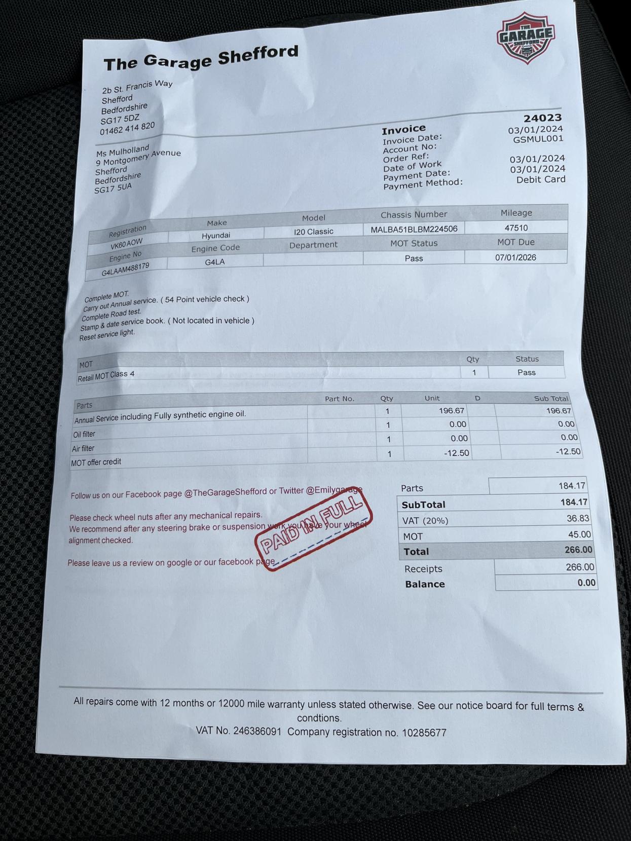 Hyundai i20 1.2 Classic Hatchback 5dr Petrol Manual Euro 5 (77 bhp)