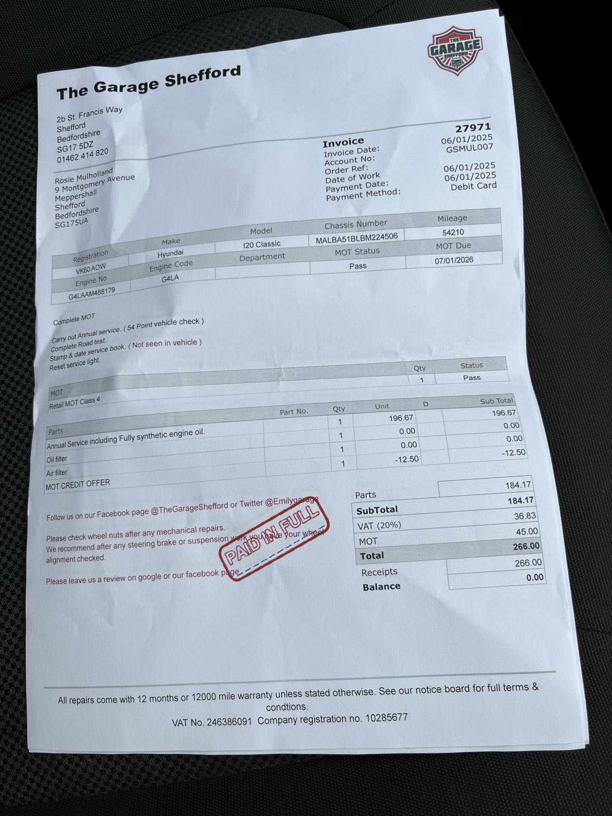 Hyundai i20 1.2 Classic Hatchback 5dr Petrol Manual Euro 5 (77 bhp)