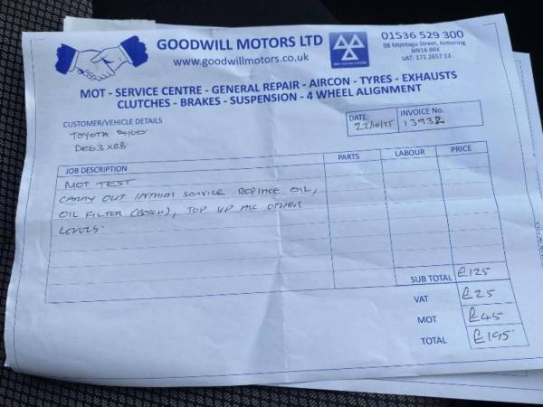 Toyota AYGO 1.0 VVT-i Mode Hatchback 3dr Petrol Manual Euro 5 (68 ps)