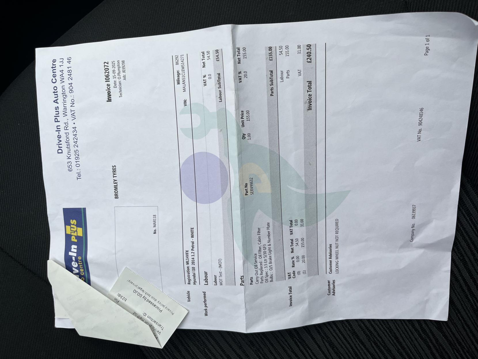 Hyundai i10 1.2 Active Hatchback 5dr Petrol Manual Euro 5 (85 bhp)