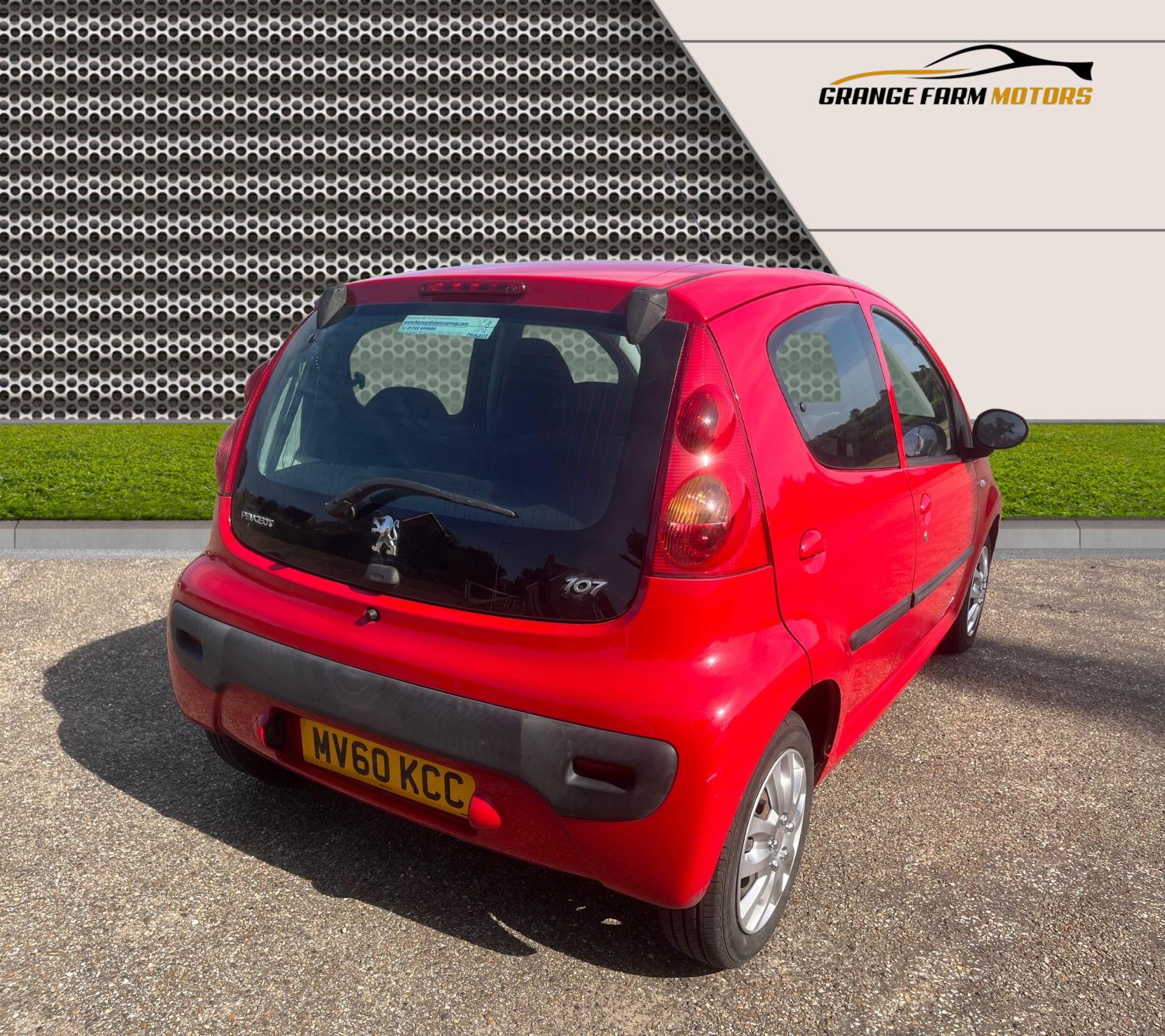 Peugeot 107 1.0 12V Urban Hatchback 5dr Petrol Manual Euro 4 (68 ps)
