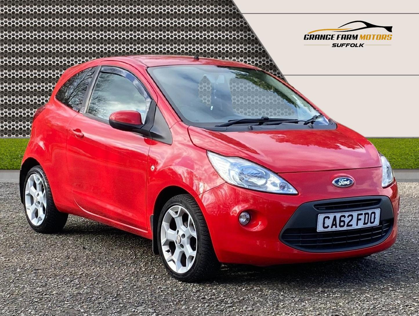 Ford Ka 1.2 Zetec Hatchback 3dr Petrol Manual Euro 5 (s/s) (69 ps)