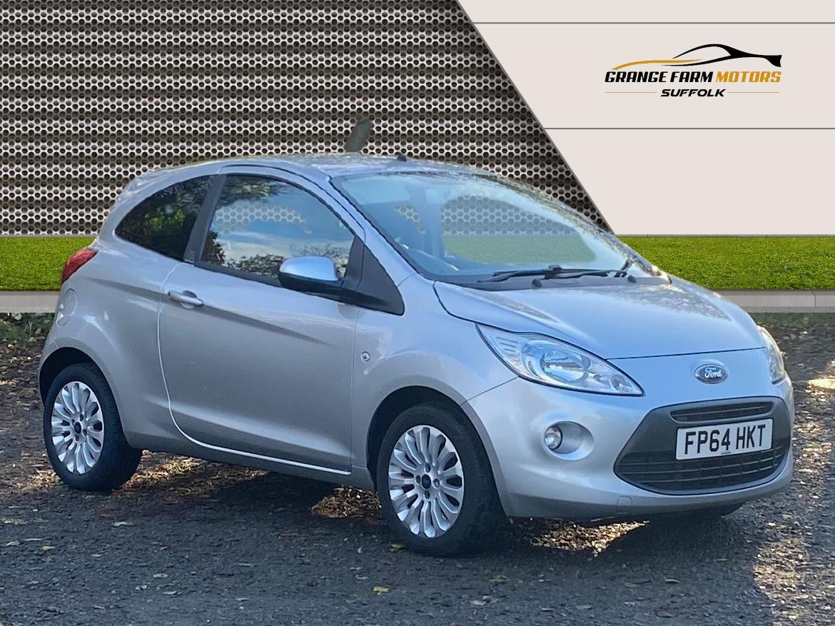 Ford Ka 1.2 Zetec Hatchback 3dr Petrol Manual Euro 5 (s/s) (69 ps)