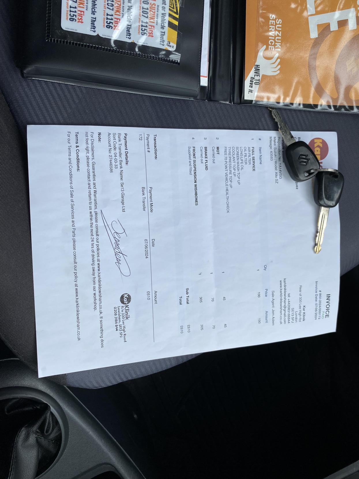 Suzuki Alto 1.0 12V SZ Hatchback 5dr Petrol Manual Euro 5 (68 ps)