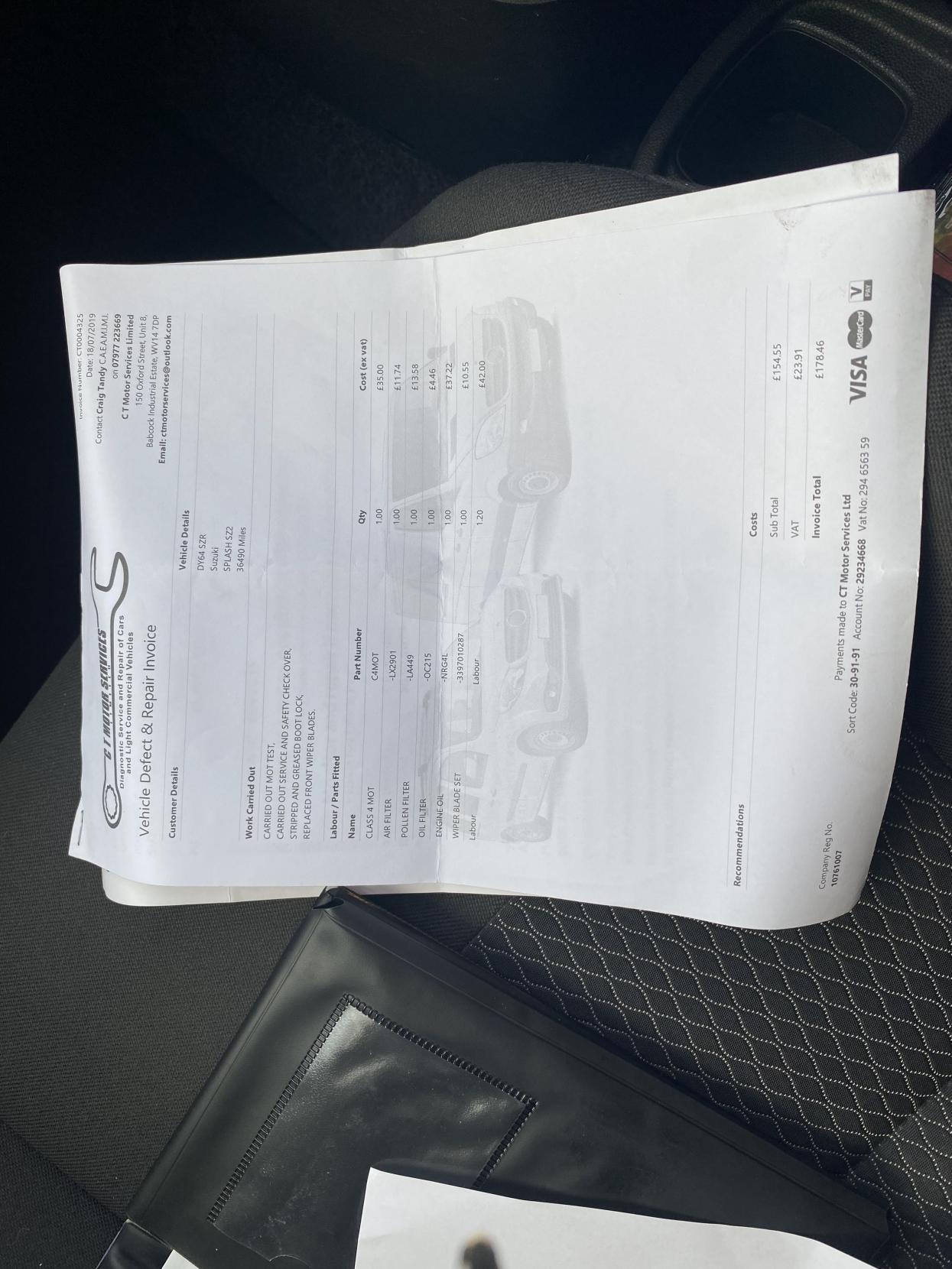 Suzuki Splash 1.0 12V SZ2 MPV 5dr Petrol Manual Euro 5 (68 ps)