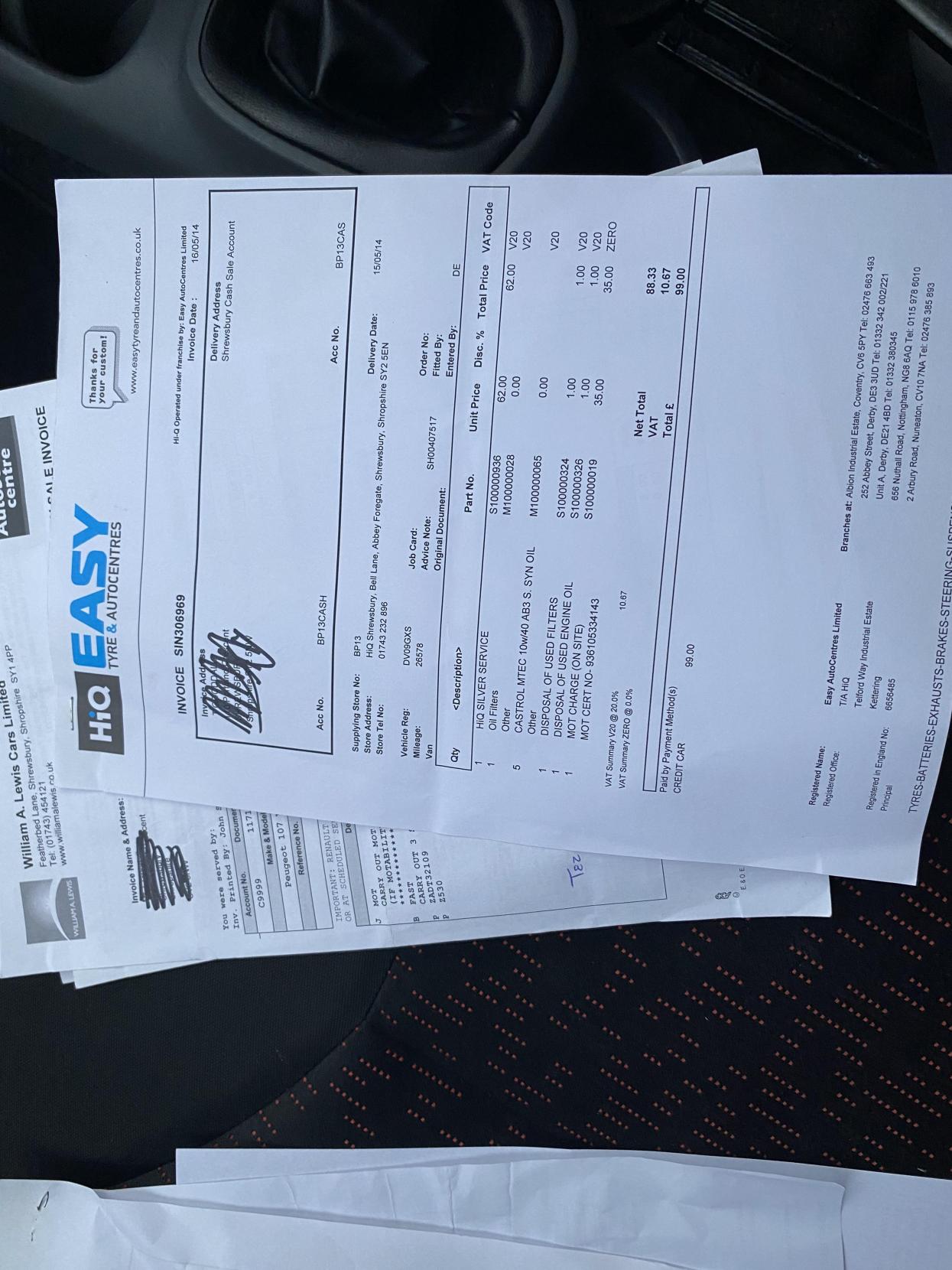 Peugeot 107 1.0 12V Verve Hatchback 5dr Petrol Manual Euro 4 (68 ps)